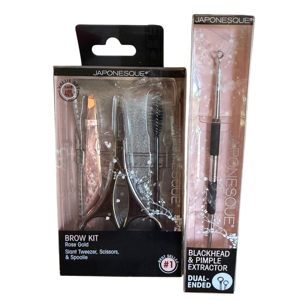 Japonesque® Brow Kit And Blackhead / Pimple Extractor Tool  bundle